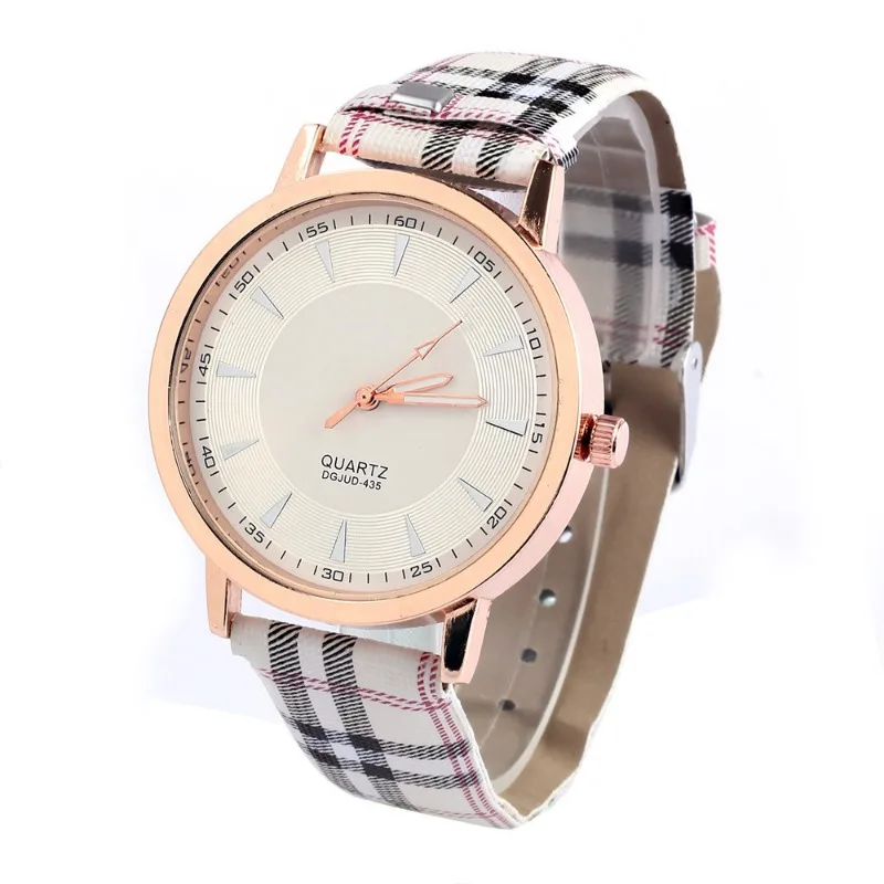 Men's Couple Watch Women's Belt Grid Watch