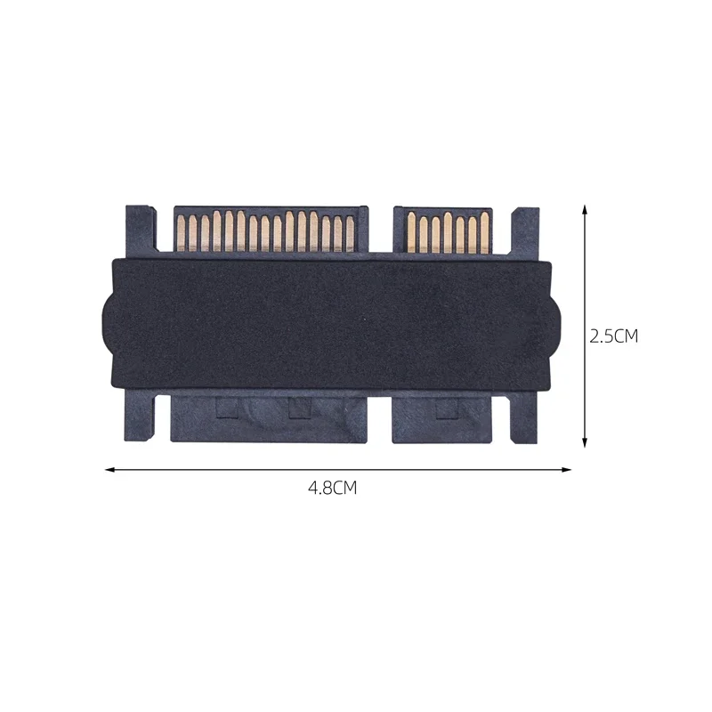 SFF-8482 SAS zu SATA 3.0 Adapter 22Pin SATA zu SATA Stecker Konverter Gerade 180 Grad Vertikal 90 Grad Riser für HDD SSD – Detail 11