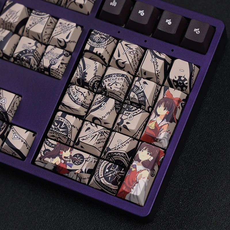 cherry perfil keycaps para 61 87 104 108 teclado mecânico