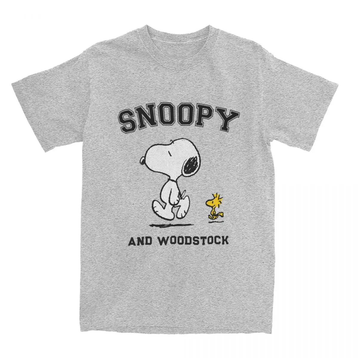 thumbnail image 1 of Camisetas de Snoopy y Charlie Brown para hombres y mujeres, camisetas de Peanuts Merch, camisetas de ocio, camisetas de algodón puro, ropa clásica, 1 of 5