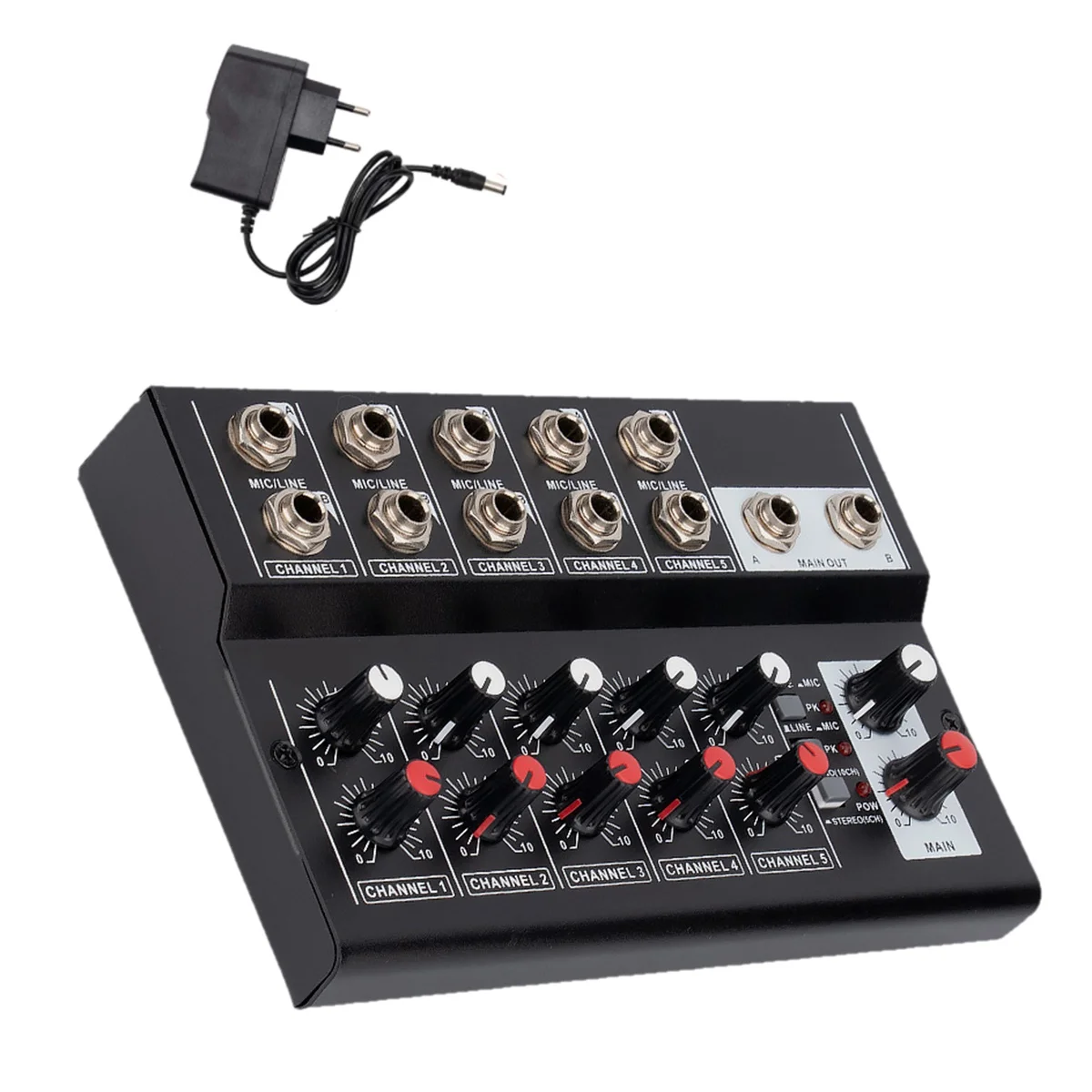 

10 Channel Mixing Console Digital Audio Mixer for Recording DJ Live Broadcast Controller-EU Plug