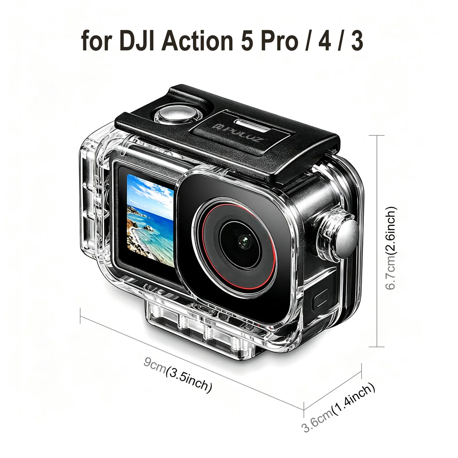 Enhanced Waterproof Magnetic Diving Case