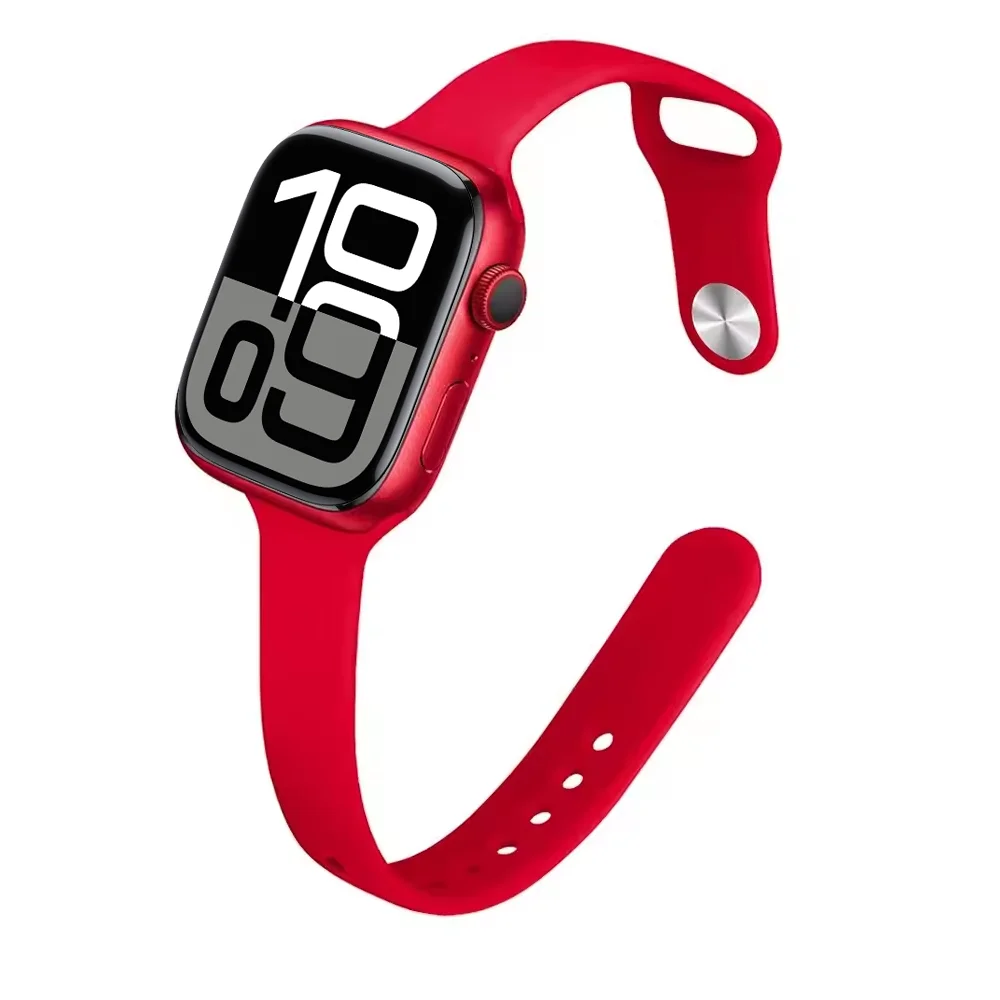 Breathable Silicone Strap for Smartwatch - Elegant Bracelet Design