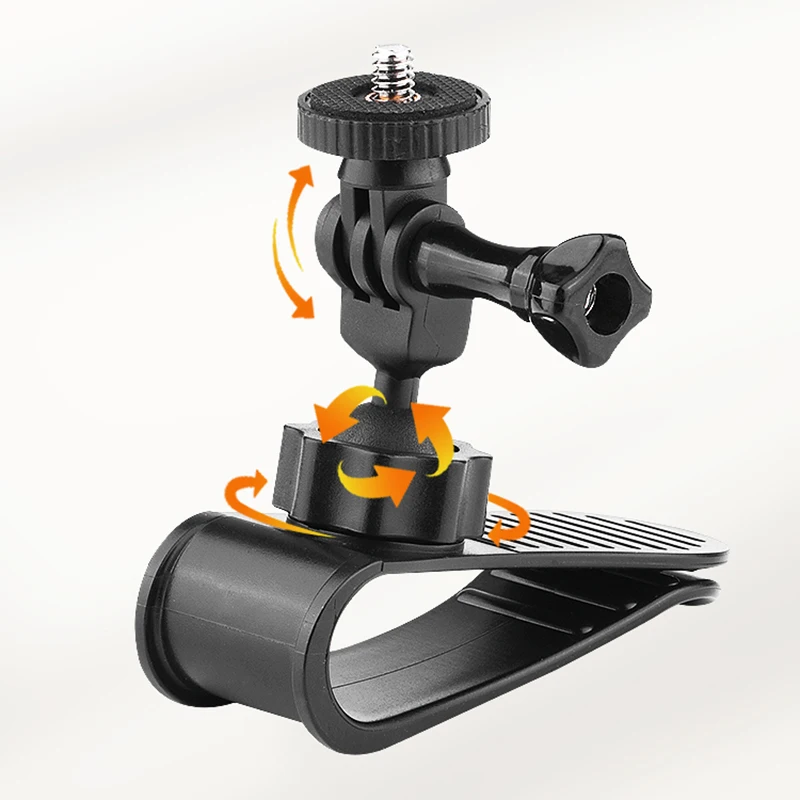 Support voiture GoPro pour caméra d'action - Fixation pare-soleil POV