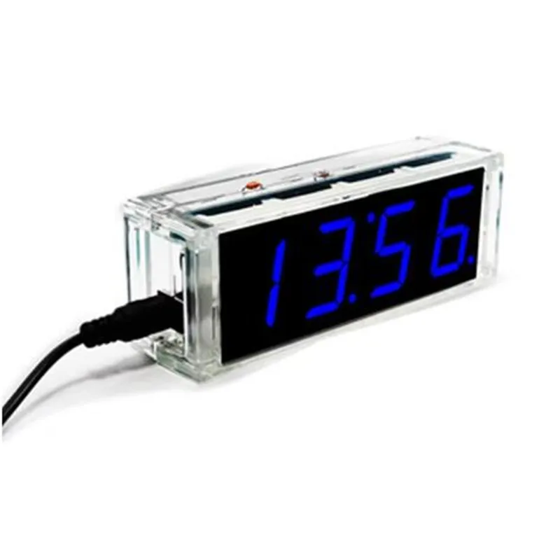 DIY Digital Clock Kit with Date, Week, Temperature Display, and Alarm - Soldering Practice and Learning Project