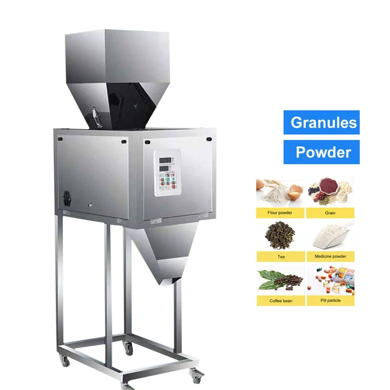 

Vertical Digital Control Candy Packaging Machine Particle Pouch Gummy Weigh Filling Machine for Dry Spices Powder