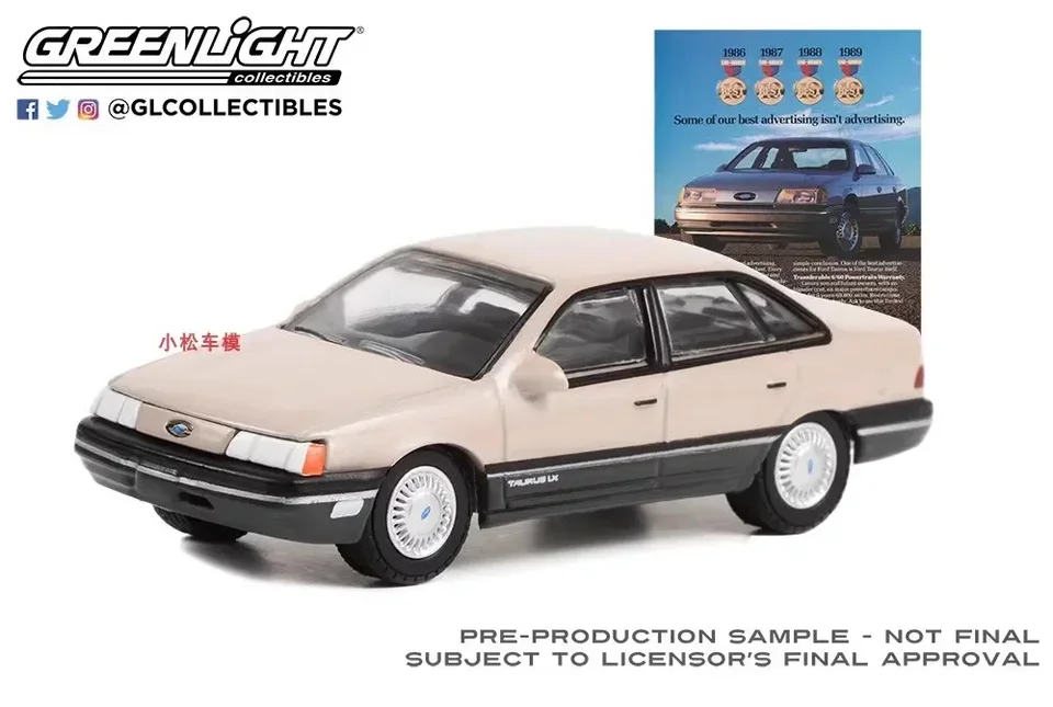 1:64 1989 Ford Taurus Diecast Metal Alloy Model Car Toys For Gift
