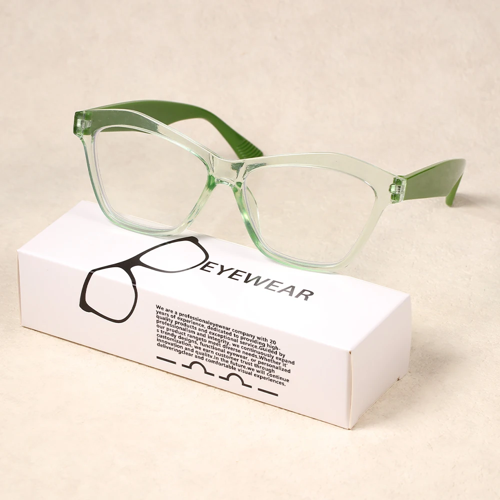 1/2/3/4/5er-Pack Lesebrillen mit klaren Gläsern, personalisierte Cat-Eye-Lesebrillen, Blaulichtblockierende Augenschutzbrillen – Detail 3