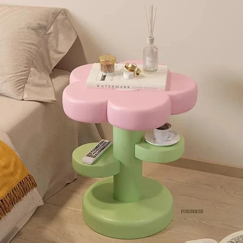 Modern Living Room Cute Pretty Bed Side Table Creative Cafe Bedroom Night Stands Library Bedside Table Bedroom Furniture H