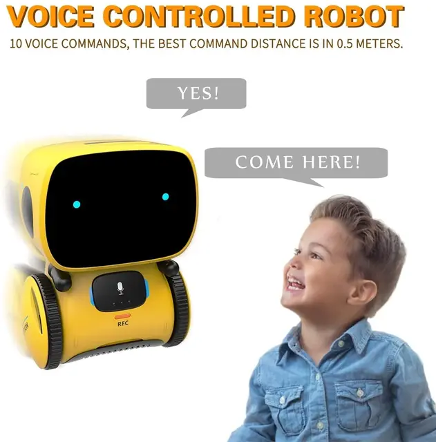 Il più nuovo tipo Smart Robots Dance Voice Command 3 lingue versioni Touch Control giocattolo interattivo regalo per bambini intelligente 3