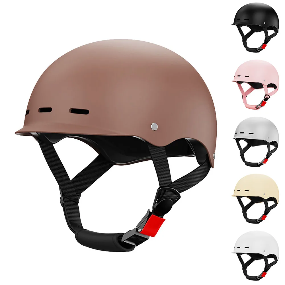 Bicycle Helmet Removable Liners Ventilation Shock Absorbing Protection Half Face Helmet For Climbing Cycling Rafting