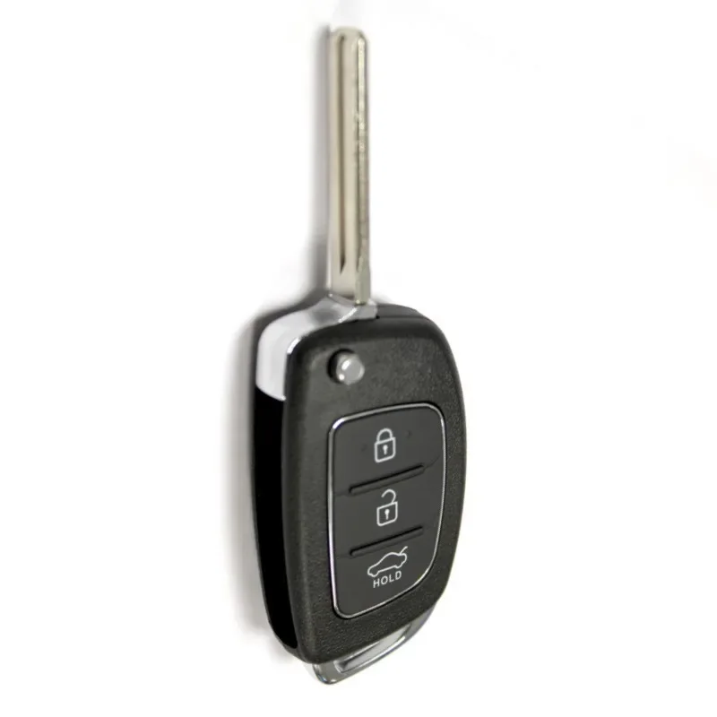Für Hyundai I10 I20 I40 IX35 Santa Fe Fernbedienung Fob RFC 3 Taste Flip Schlüssel Fall Auto Schlüssel Shell fall 3 Taste Fall – Detail 4