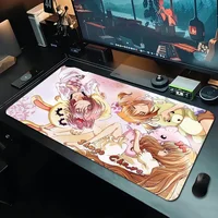 Shugo Chara Anime Cartoon XL Lockedge Office Desk Mat Table Keyboard Big Mouse Pad Laptop Cushion Non-slip For Teen Girls 2