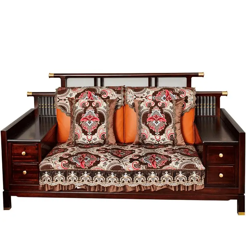 European Embroidery Sofa Cover Non-slip Chenille Couch Slipcover Home Decor Four Season Universal Sofa Covers Cushion Protector 6