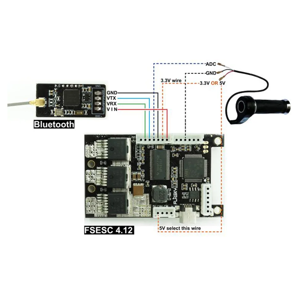 Y06A 2.4G Wireless Bluetooth Module V4 for & Tool Electric Skateboard