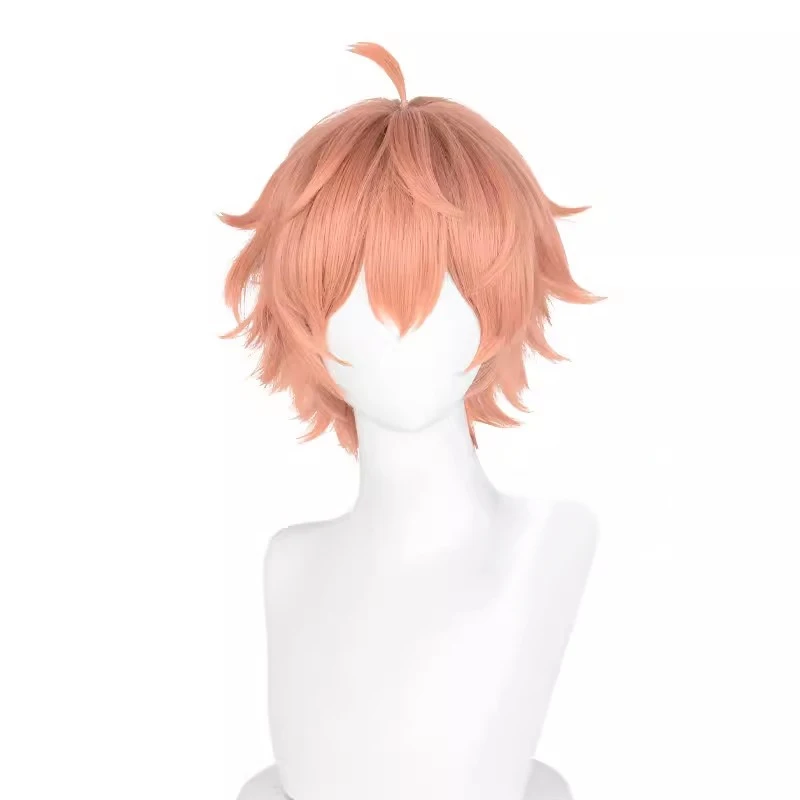 

Anime Angels Of Death Edward·Mason Cosplay Wig Pink Orange Short Hair Heat Resistant Synthetic Halloween Party Accessories Props