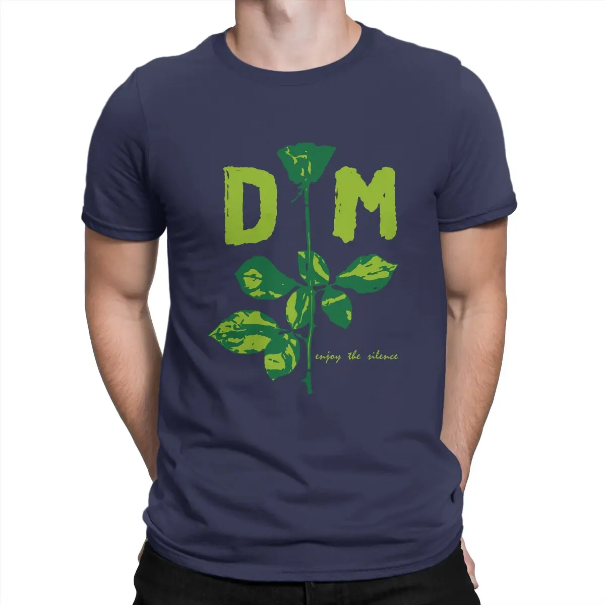 thumbnail image 1 of Camisetas Devotee Rose Green para hombre, camisetas casuales Depeche Cool Mode, camisetas de manga corta con cuello redondo, camisetas estampadas de algodón, 1 of 7