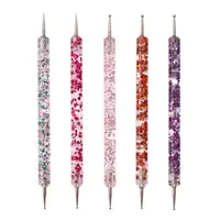 5Pcs/Set Nail Art Pen Colorful UV Gel Painting Nail Art Dotting Pen Lightweight Nail Acrylic Pen for Beauty 2