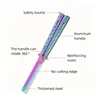 Foldable Comb Stainless Steel Practice Training Butterfly Knife Comb Beard Moustache Brushe Salon Hairdressing Styling black new 4