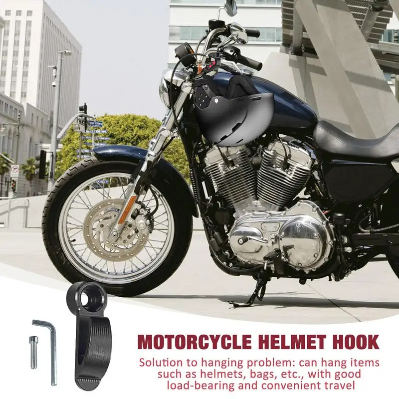 Motorbike Luggage Holder Support Helmets Moto Helmets Hook Hanger Adjustable Aluminium Alloy Bracket For Motorcycles Accessories
