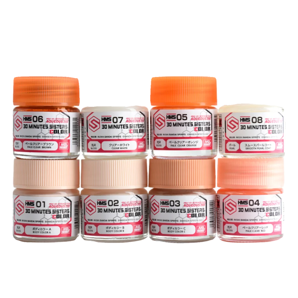 Peinture Aqueuse Gunze HMS-04 30 Minutes Sisters Colors - Pâle Rouge Clair - 10 Ml - Mr Hobby