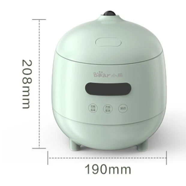 Bear Smart IH Rice Cooker Rice Cooker DFB-P20F1 Firewood Yuan Kettle  Refined Iron Liner IH Stereo Heating 2L 