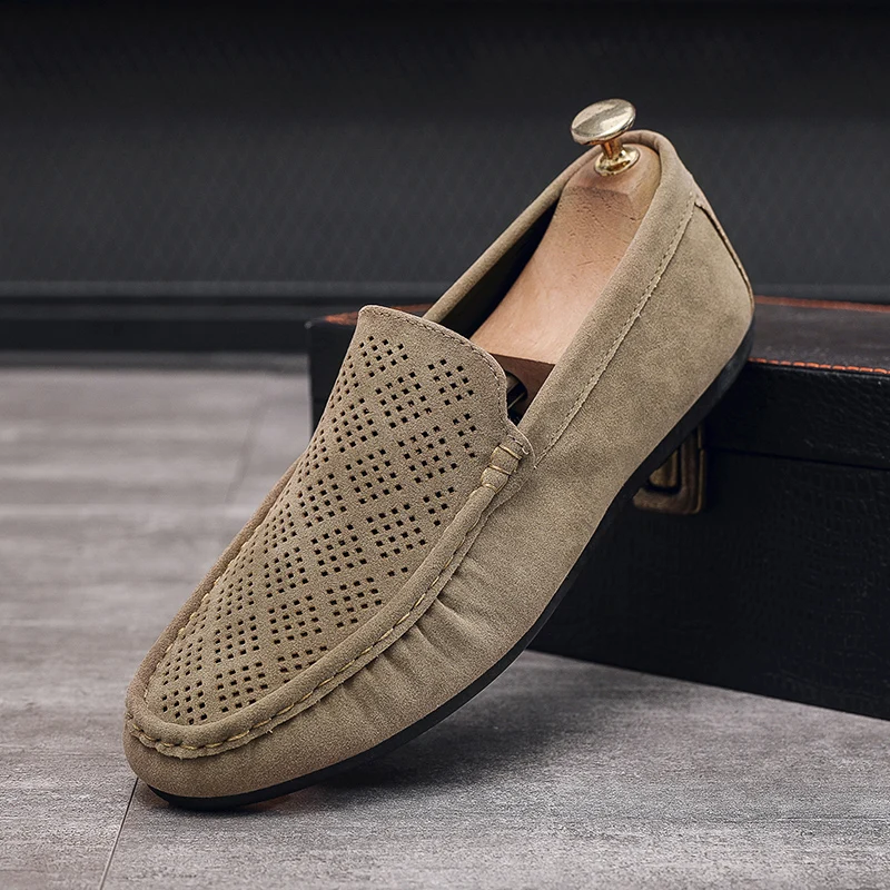 Casual Men's Formal Shoes Breathable Lightweight and Versatile Casual Shoes Korean Version of Men's Shoes Platform Sports Shoes