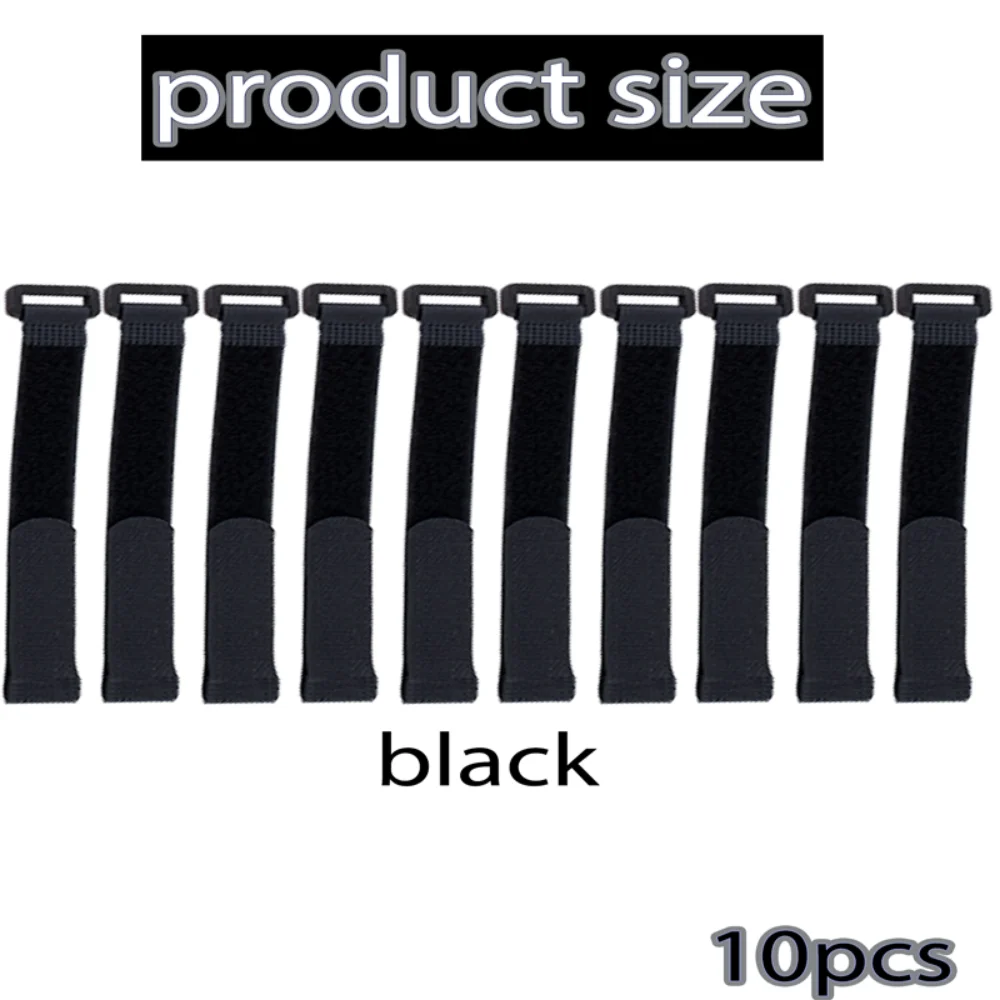 Versatile Velcro Strap with Square Buckle for Bicycles and Household Use