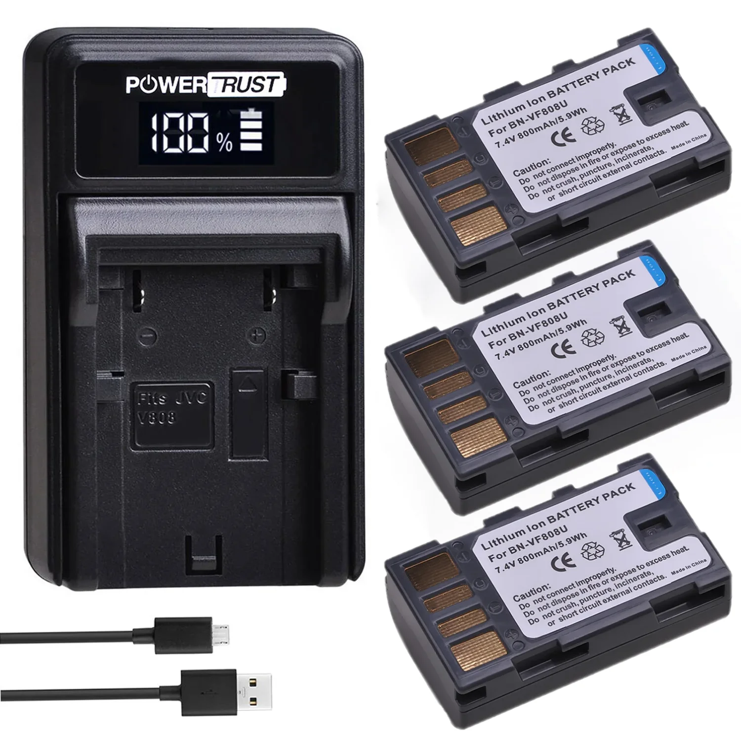 Chargeur pour caméscope Otech Chargeur de batterie pour JVC GZ-EX215 Chargeur pour caméscope Otech Chargeur de batterie pour JVC GZ-EX215