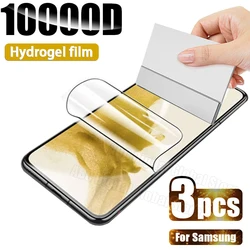 3PCS Premium Hydrogel Screen Protector Set - Durable and Flexible Film - 3Pcs (For A71)
