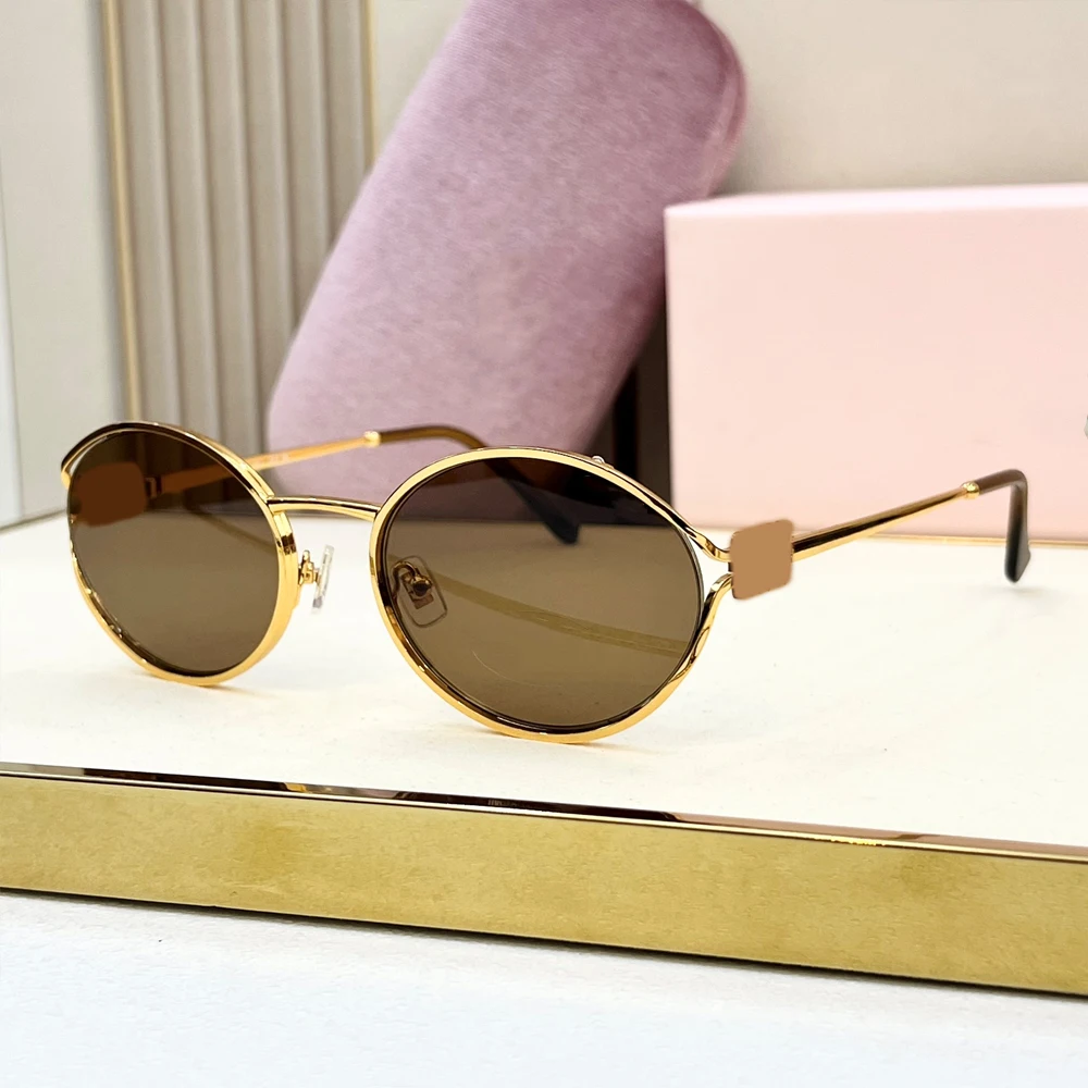 

SMU 52YS Sunglasses for Women Metal Small Oval Y2K Fashion Designer Retro Luxury Brand Men High Quality Outdoor Uv400 Eyeglasses