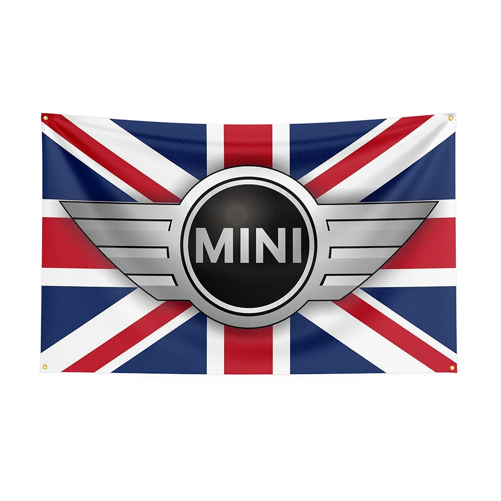 

3x5Ft MINIs Flag Polyester Printed Racing Car Banner For Decor