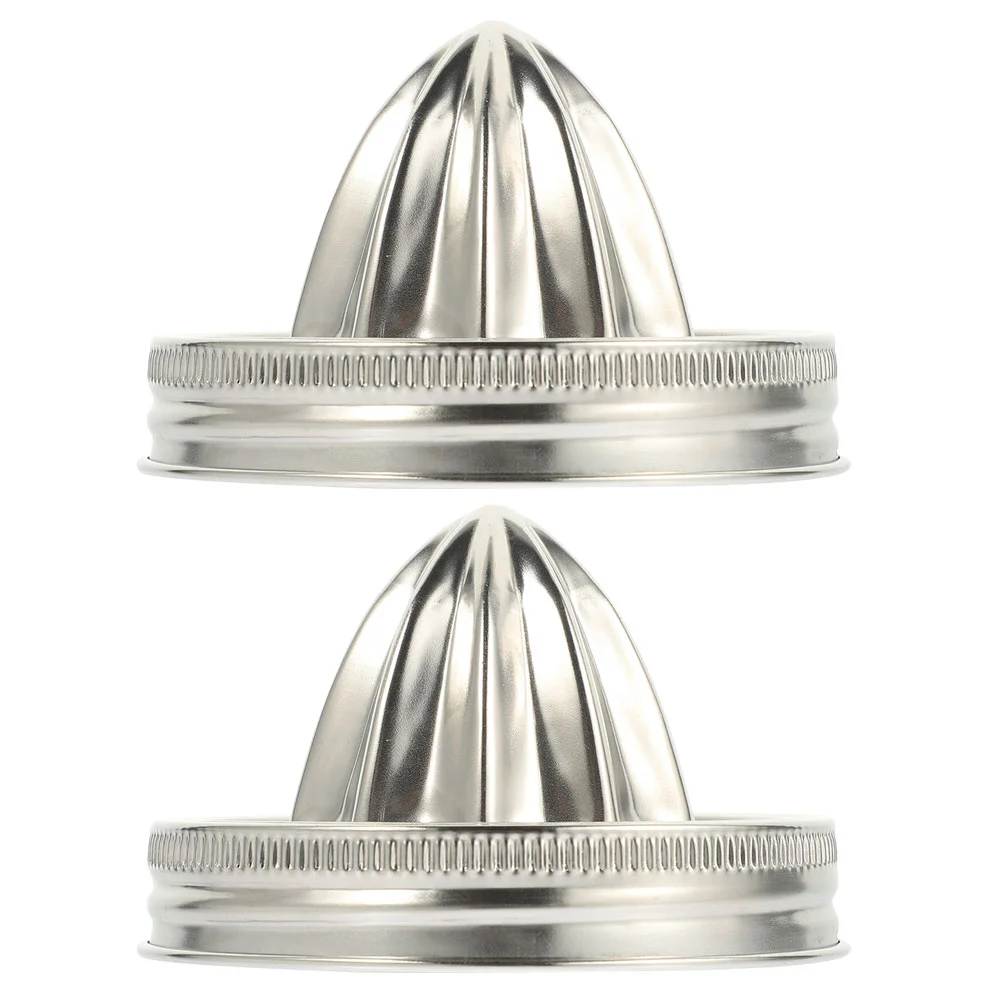 

Stainless Steel Lemon Juicer Cap Manual Lemon Juicer Fruit Squeezer Household Cup Lid Juice Squeeze Accessory V-Shaped
