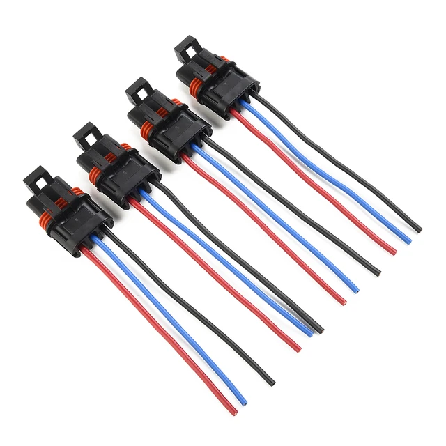 4X Pulse Power Bus Bar Plug Pigtail Wire Plug Connectors For Polaris RZR PRO XP XP4 Easy To Plug And Play Wire Accessories 3