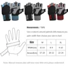 1Pair Half Finger Gym Fitness Gloves with Wrist Wrap Support for Men Women Crossfit Workout Power Weight Lifting Equipment 2