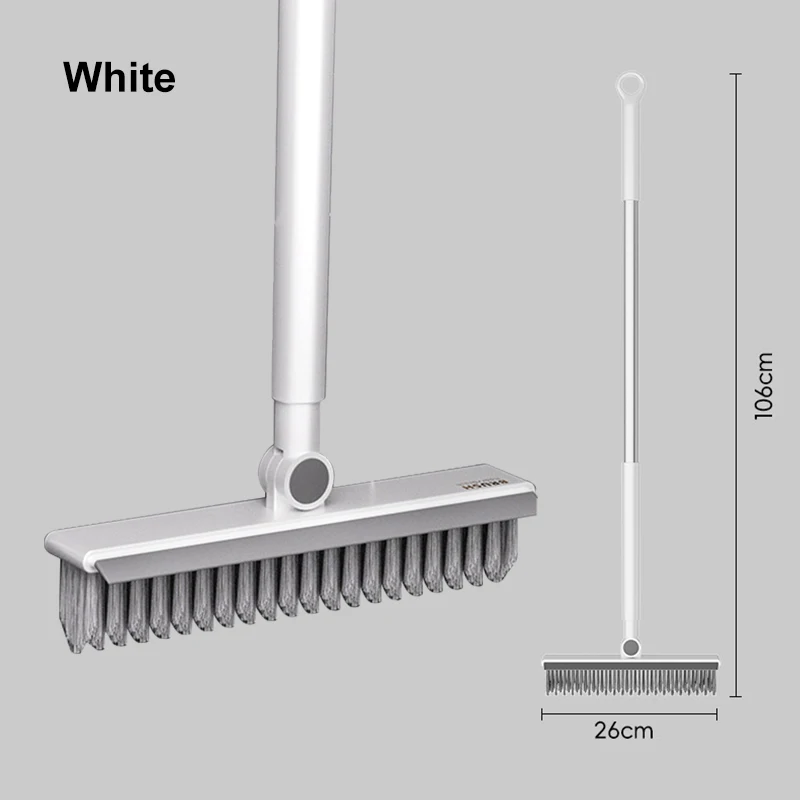 Multi-Functional Long Handle Cleaning Brush for Bathroom and Kitchen Surfaces