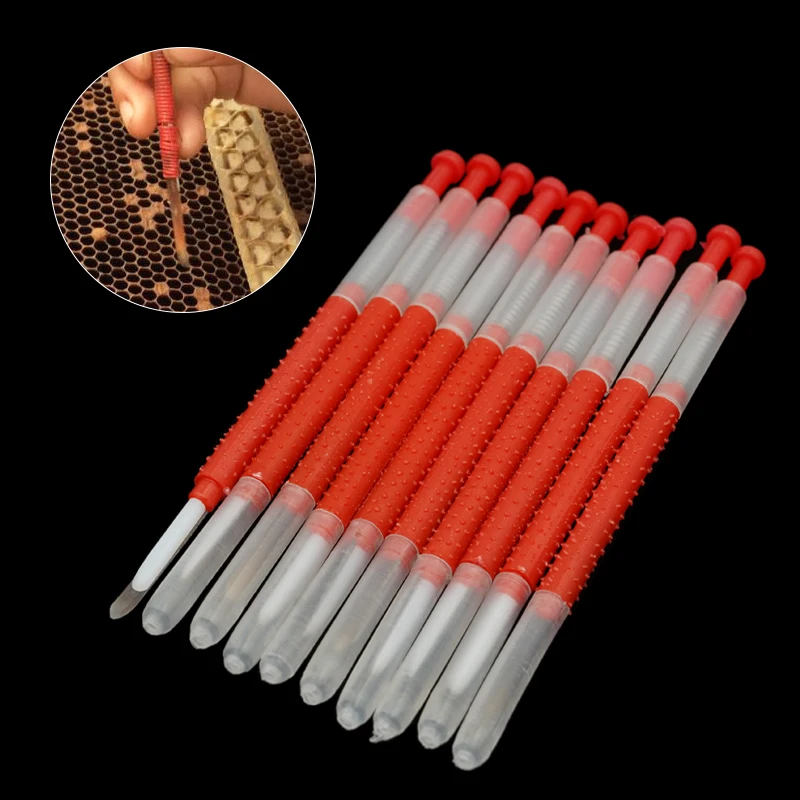 10pcs/set Beekeeping Grafting Tool Bee Queen Larva Apiculture Retractable Grafting Equipment New Supplies Garden Tools