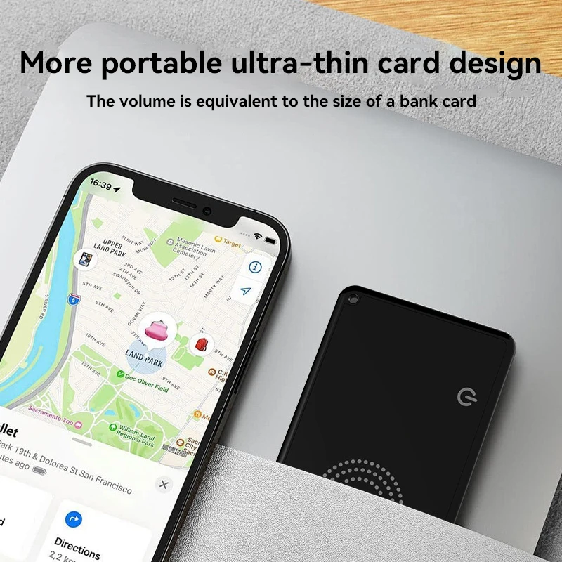 Global Positioning Tracker Anti Loss Device Apple FindMy Suitable Wallet Card Bag Ultra Thin Card For Apple Airtag