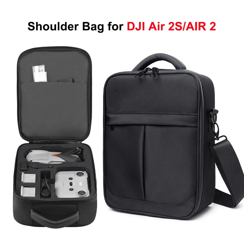 

Портативная водонепроницаемая сумка с твердым корпусом для дрона, сумка на плечо, чехол для DJI Air 2S, сумка для хранения, чехол для переноски, аксессуары
