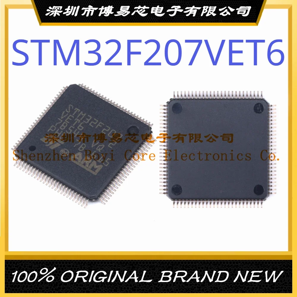 Original Genuine STM32F207VET6 LQFP-100 ARM Cortex-M3 32-bit Microcontroller MCU new original stm32f105rbt6 lqfp 64 arm cortex m3 32 bit microcontroller mcu