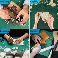 1pc Large Cutting Mat Self Healing Double Side A3 A4 Cutting Pad for Crafting Silhouette Green Sewing Cutting Mat 5