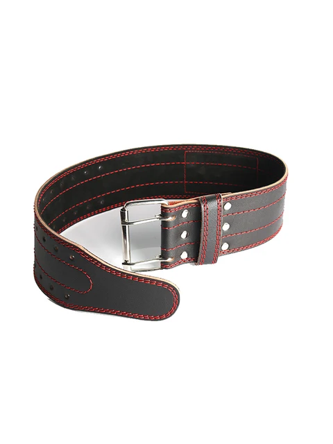 Spall Power Leder-Gürtel Für Gewichtheben & Krafttraining - 4 Zoll Breit, 5 Farben, Doppelstift-Schnalle