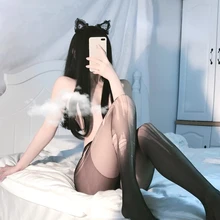 Kousen Dames Sexy Tights Women Gauze Lace Mesh Stockings Calcetines Mujer Sex Clothes Costumes Erotic Sadism Tight Leggings