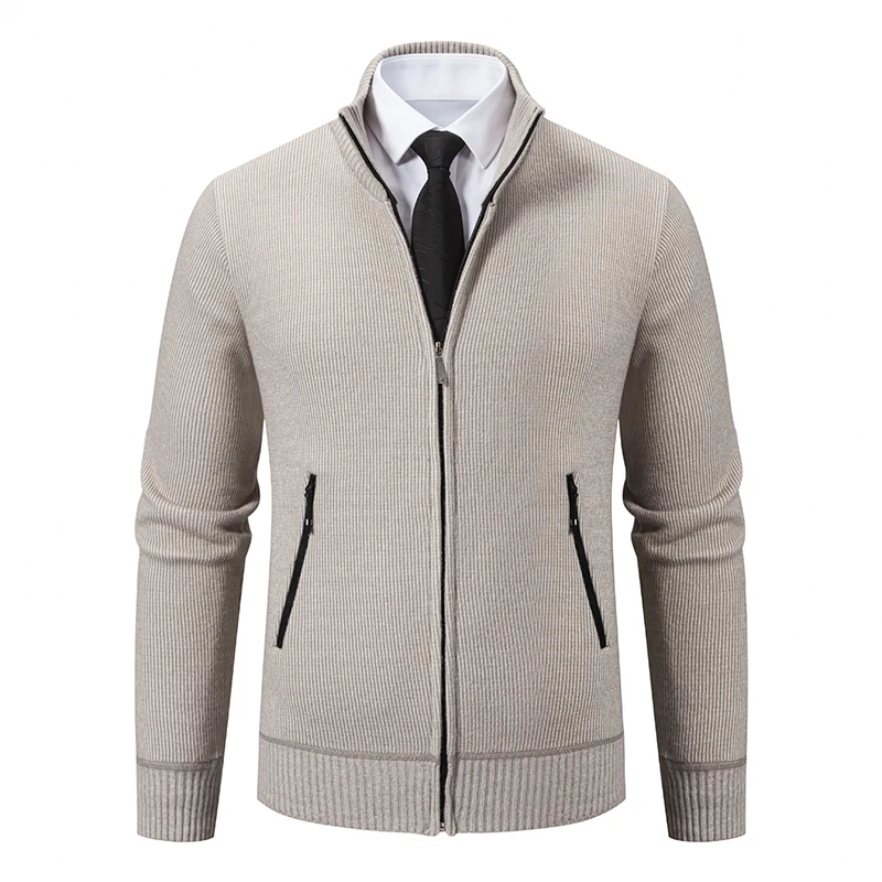 الرجال سترة مشغولة من الصوف سترة Vintage الشتاء ست...