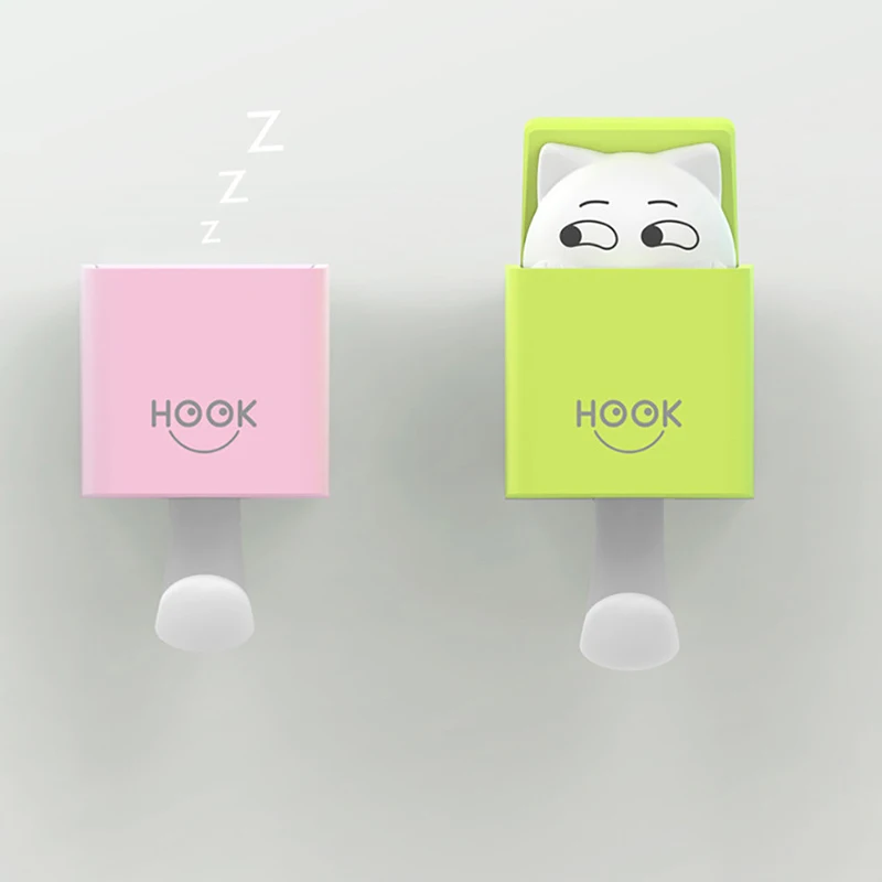 

Креативная милая искусственная настенная крючок для одежды, шляпы, шарфа, ключей, вешалка с животными, стеллаж для дома