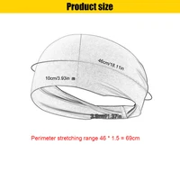 1PC Sports Headband Running Fitness Sweatband Quick-Dry Elastic Absorbent Men Women Cycling Jog Tennis Yoga Gym Hair Bandage - Image 6