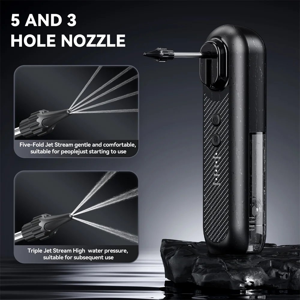 Ear Wax Removal Electric Ear Irrigation Flushing System Water Powered Ear Cleaner with 4 Pressure Modes Safe Effective Ear Clean 3