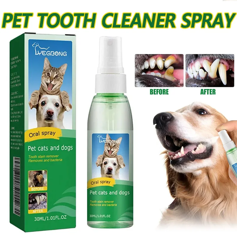 1 יחידה מזרק ניקוי שיניים לחיות מחמד בנפילה לכלבים וחתולים להסרת נשימה רעה מנקה פה רענן רענן ריח רענן
