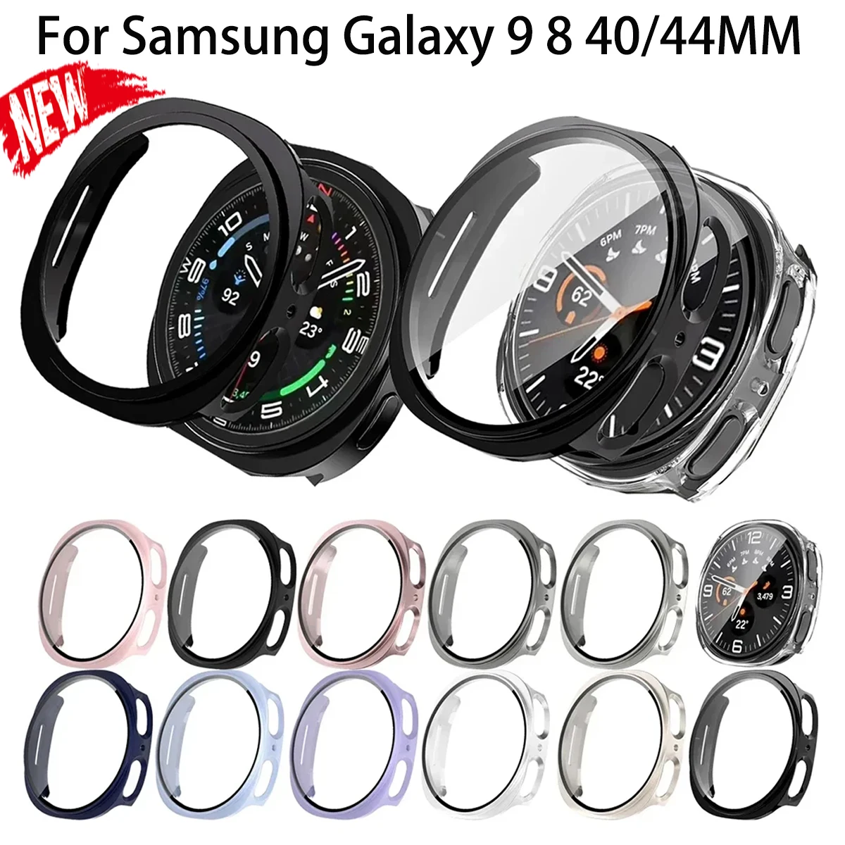 Enhanced Protective Glass & Hard PC Bumper Case - Premium Screen Protector & Cover Set