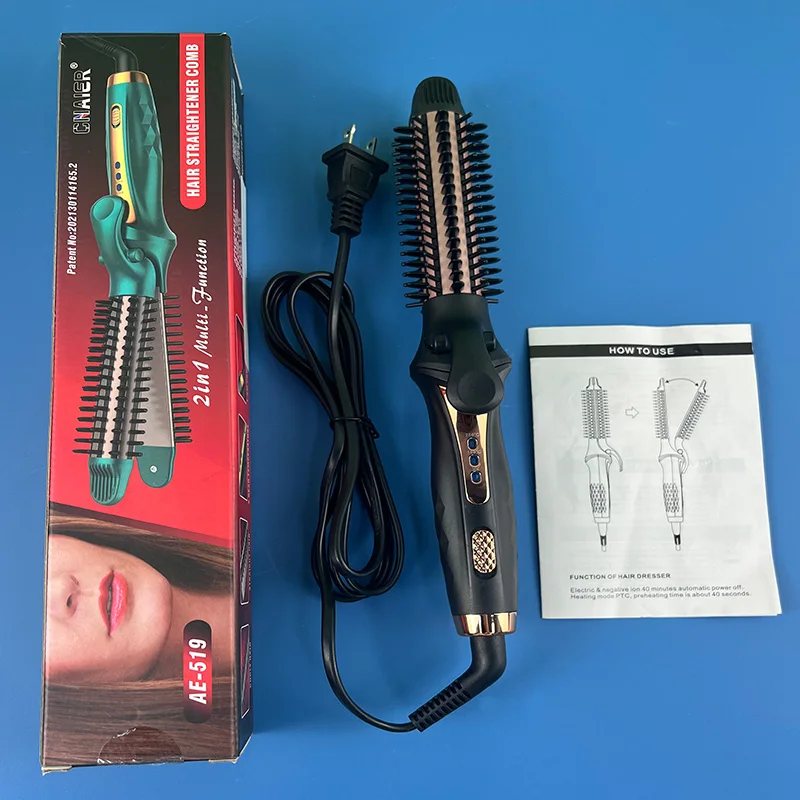 Hair salon equipment Home portable fast heat hair straightener Curling iron Curling iron styling tools